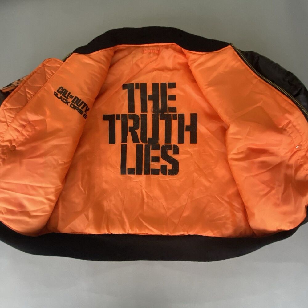 Rothco Call of Duty Black Ops 6 Promo MA-1 Reversible Bomber Jacket Mens L - Picture 11 of 16